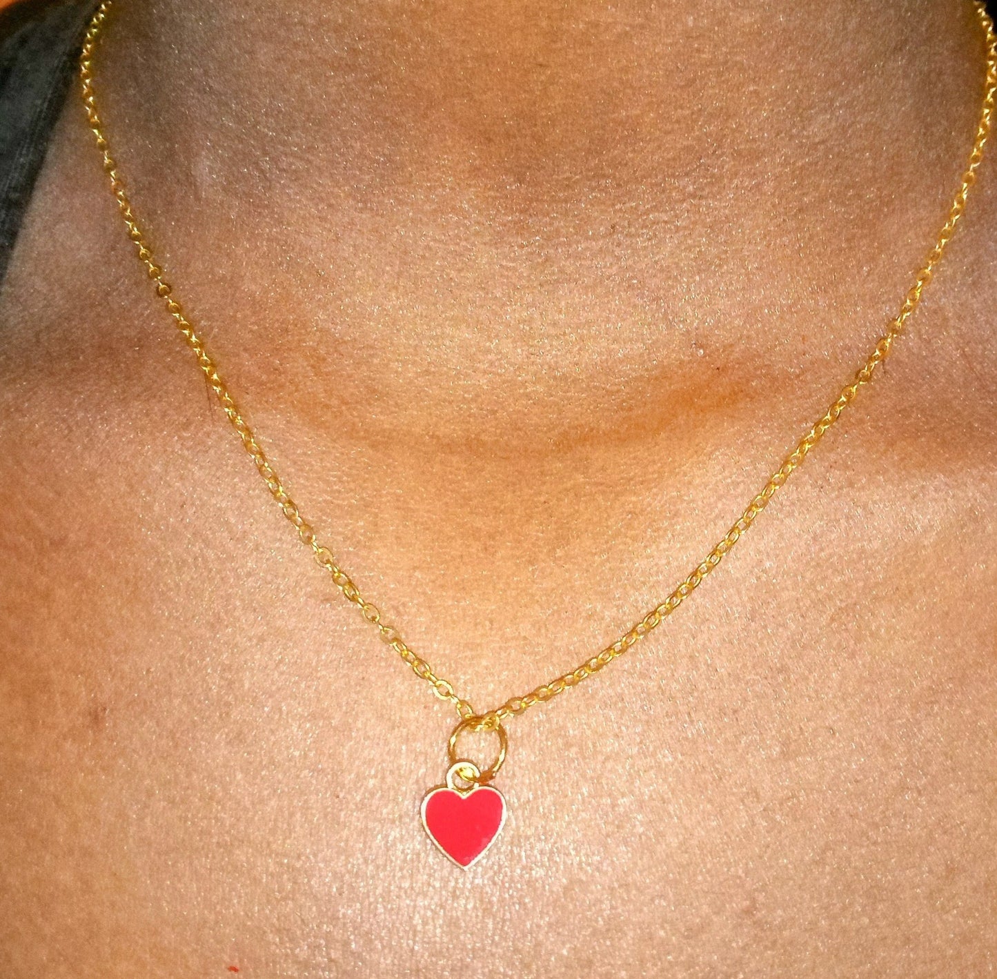 A Heart 2 Sizes 2 Small Christmas Necklace